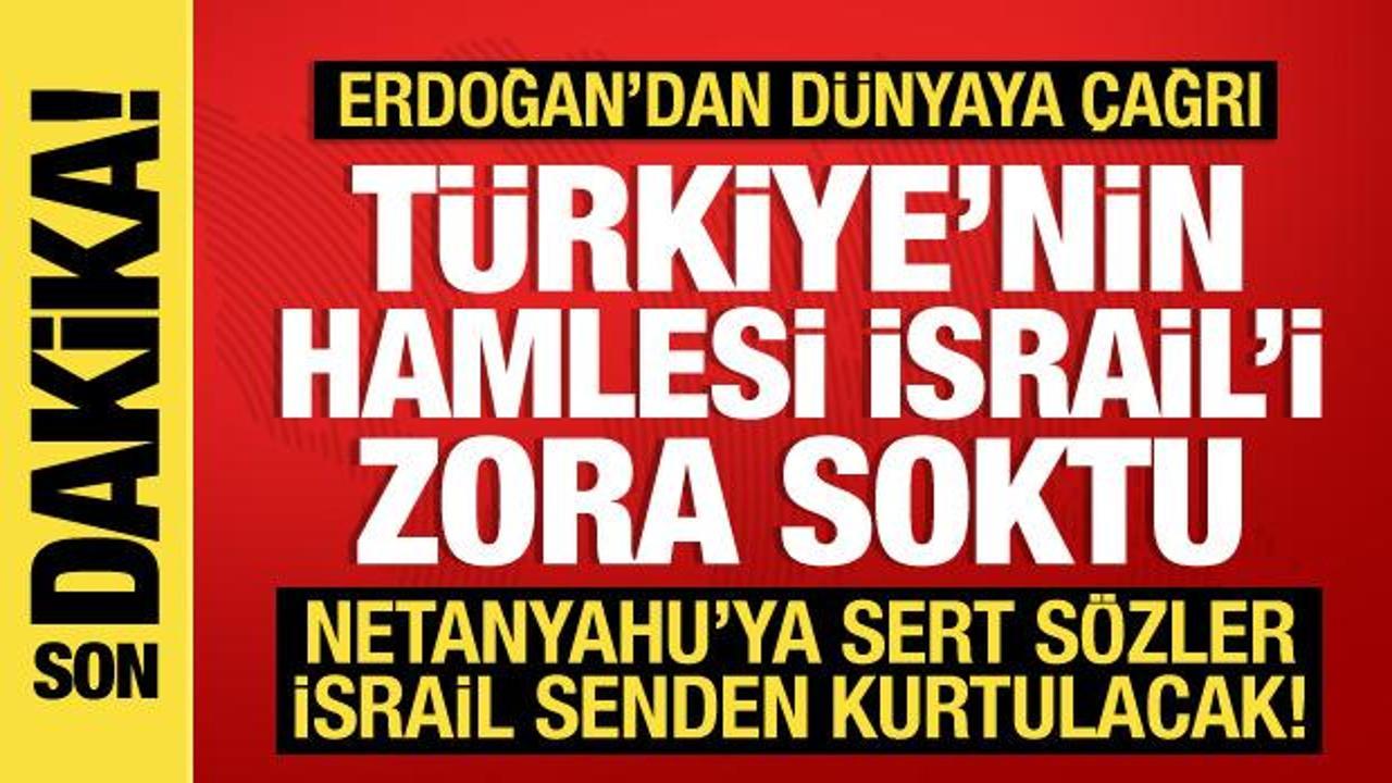 Cumhurbaşkanı Erdoğan, “İsrail, Netanyahu’dan kurtulacak” dedi dünyaya çağrı yaptı