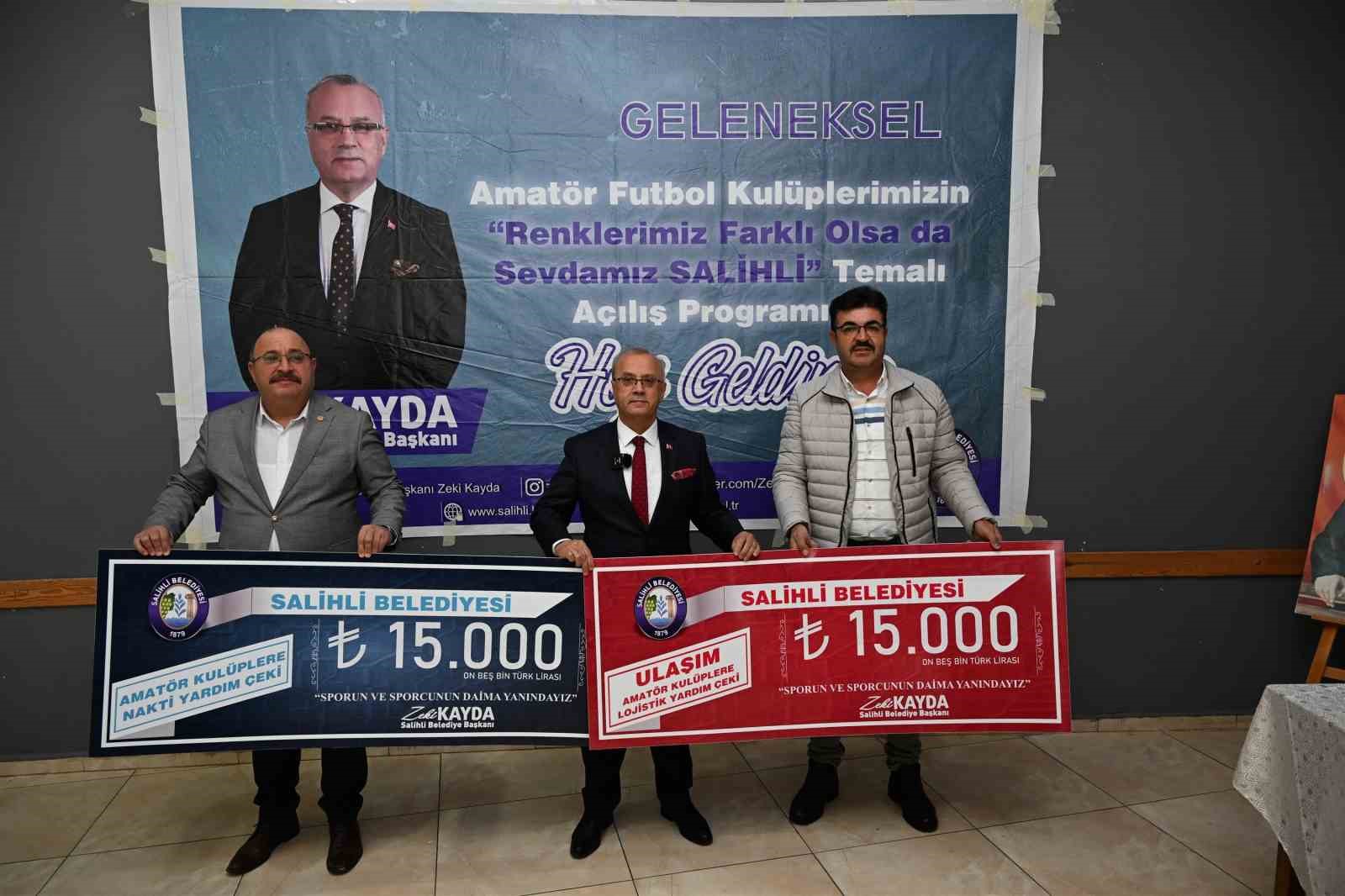 Salihli’de amatöre destek