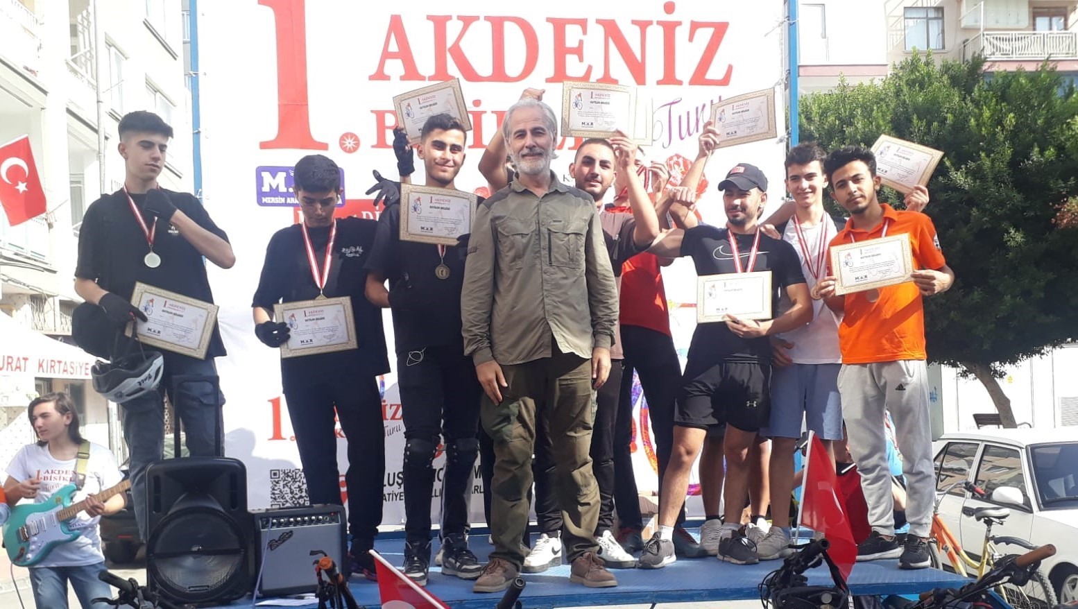 Bisikletseverler 1. Akdeniz Bisiklet Turu’nda buluştu