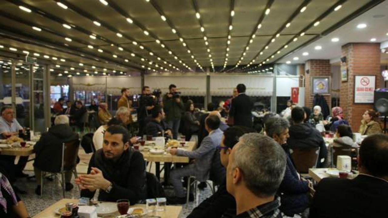 Kayseri’de depremzede öğretmenler yemekte buluştu