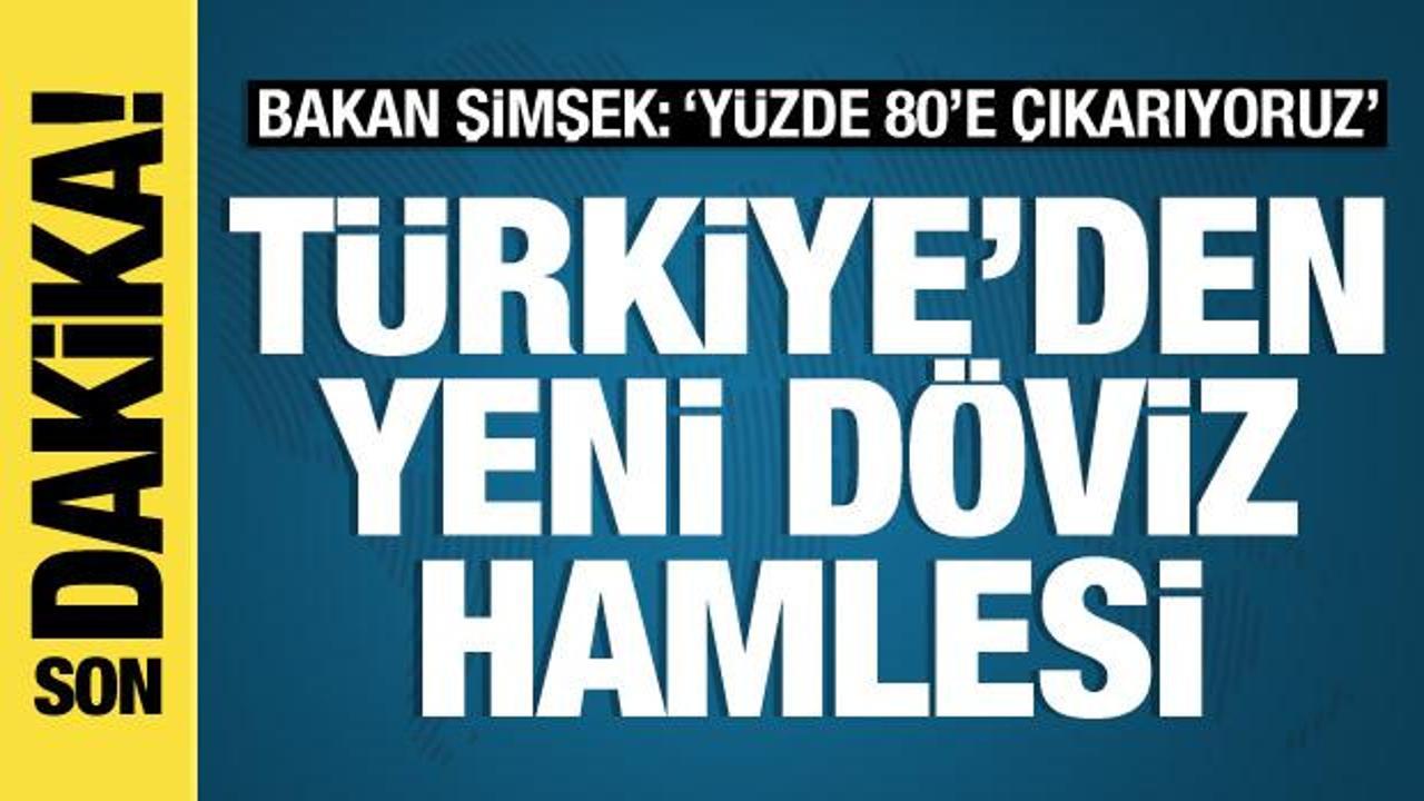 Döviz girişini arttırmak için yeni düzenleme! Bakan Şimşek duyurdu
