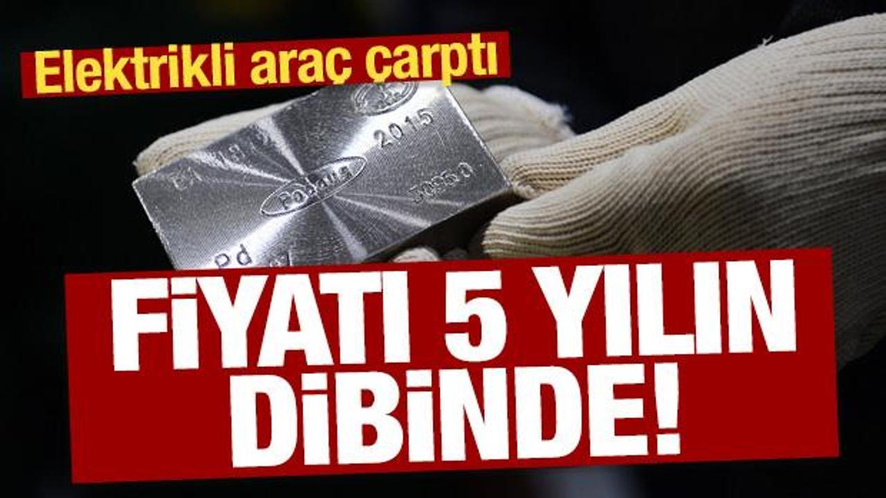 Elektrikli araçlar çarptı: Paladyum fiyatı 5 yılın dibini gördü