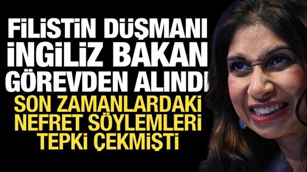 Filistin’e destek yürüyüşüne dil uzatan İngiliz Bakan görevden alındı