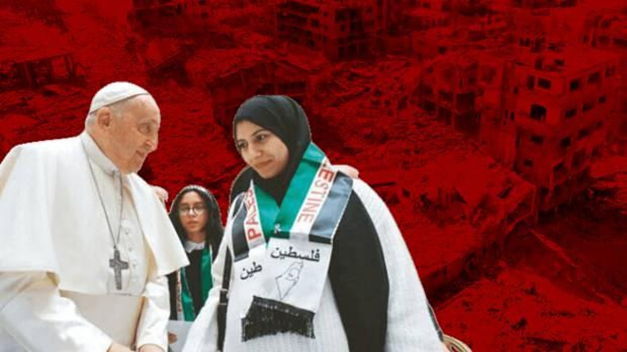 Filistinli ailelerle görüşen Papa: Gazze’de yaşananlar soykırım