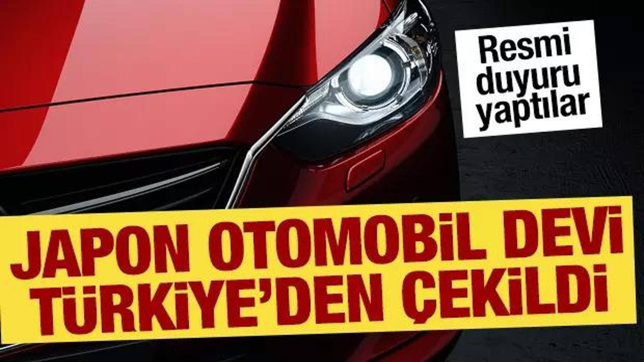 Japon otomobil devi Mazda Türkiye’den çekildi
