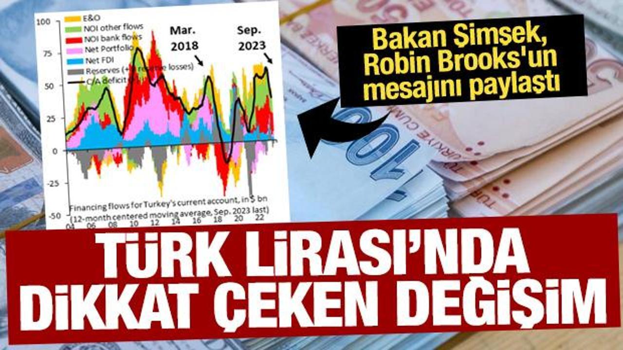 Mehmet Şimşek, Brooks’un analizini paylaştı: TL’de dikkat çeken değişim