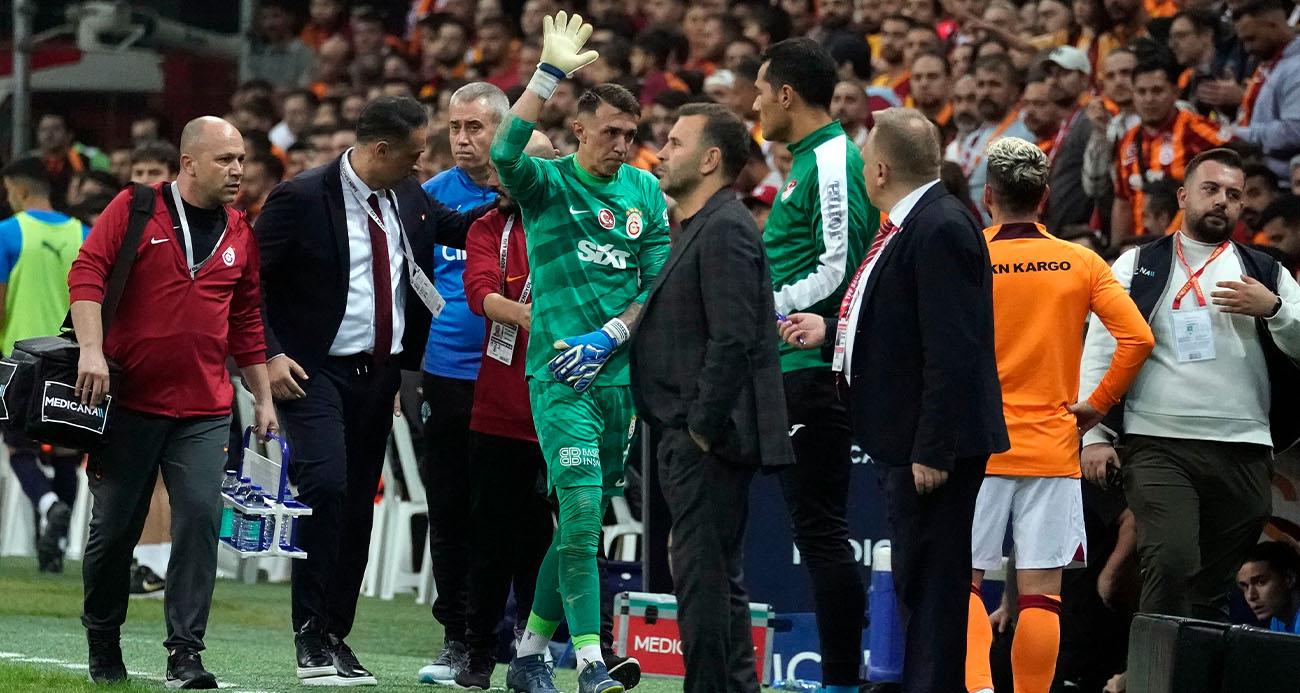 Fernando Muslera sakatlandı, oyuna devam edemedi