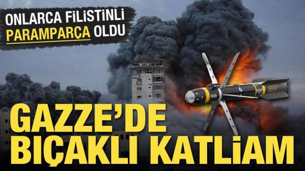Onlarca Filistinli paramparça oldu! İsrail’den bıçaklı katliam