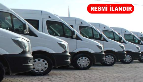 Van Orman İşletme Müdürlüğü Servis Kiralama İşi Yaptıracak