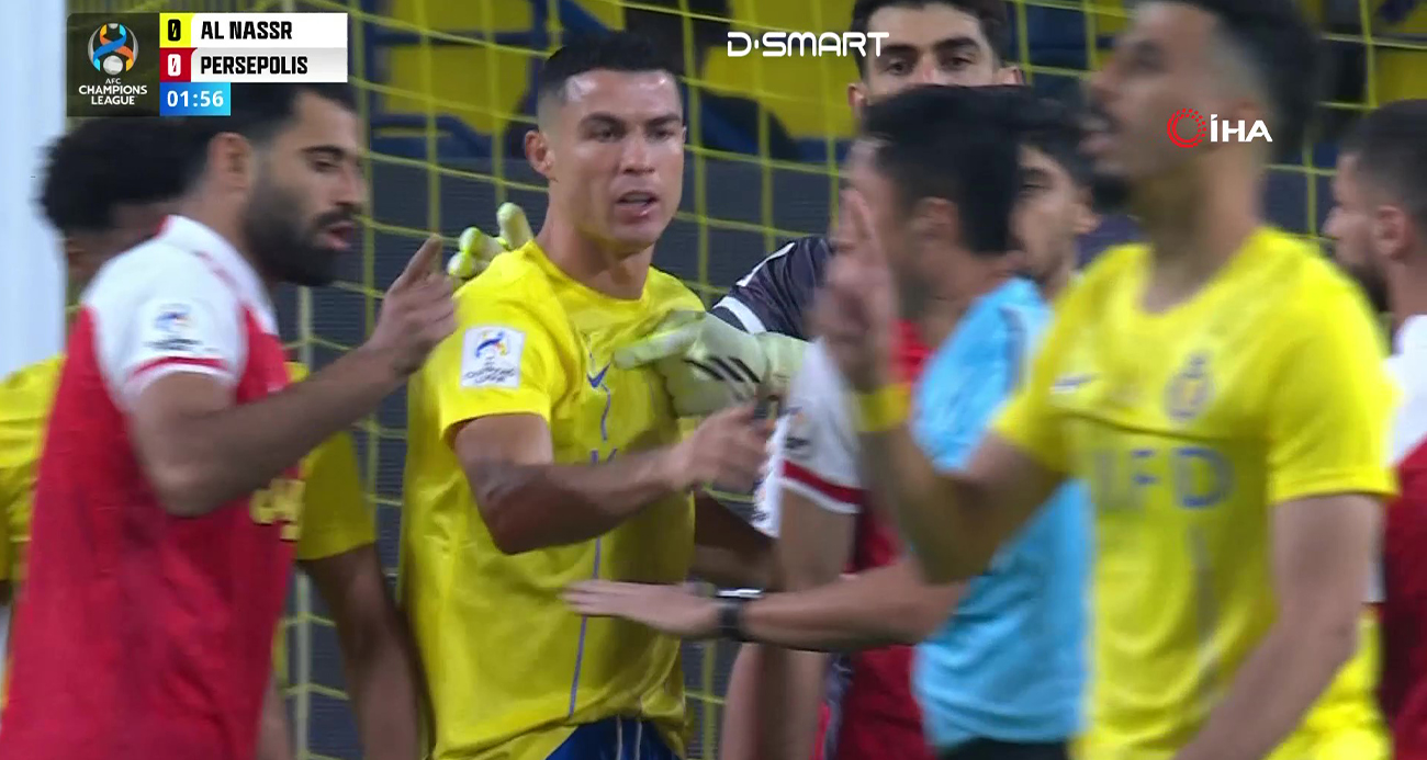 Hakemin penaltı kararını Ronaldo iptal ettirdi