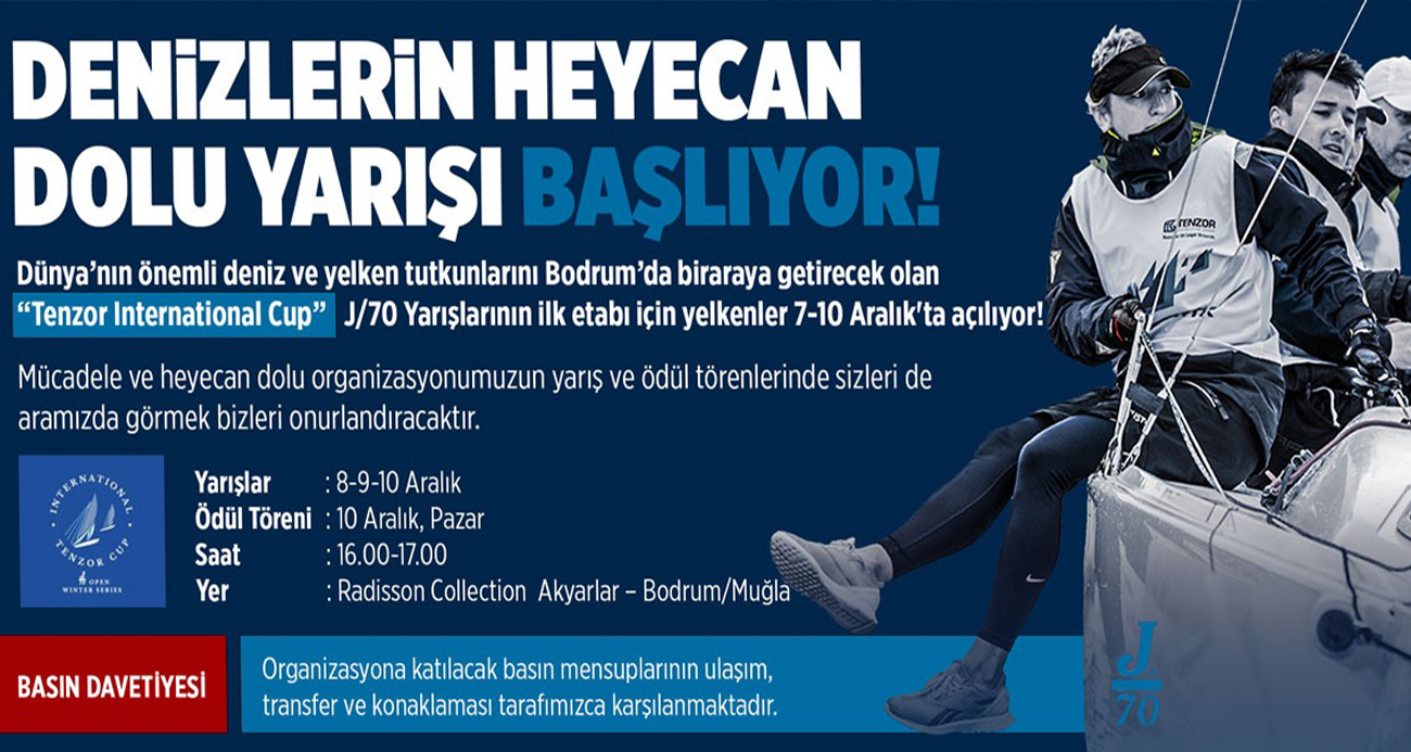 Tenzor International Cup, aralık ayında Bodrum’da başlayacak