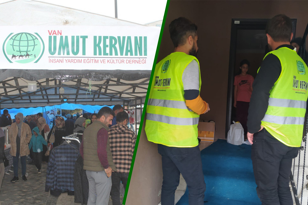 Van Umut Kervanı yaptıkları kermesin gelirini ihtiyaç sahiplerine ulaştırdı
