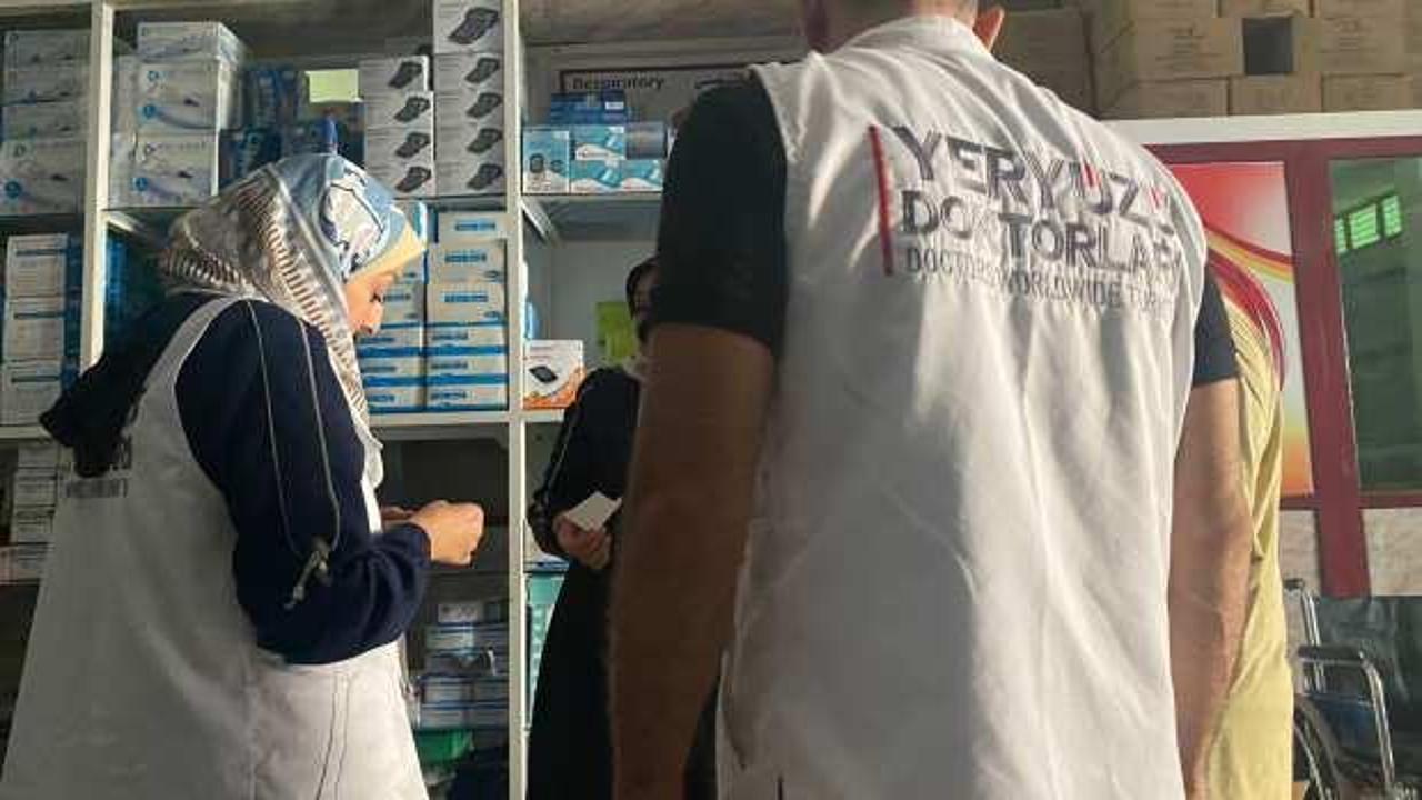 Yeryüzü Doktorları sözün bittiği yerde Gazze’de!