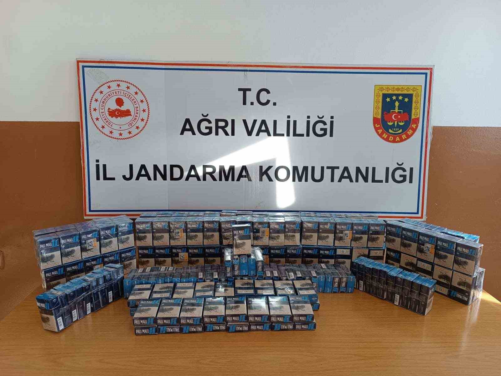 Ağrı’da 655 paket kaçak sigara ele geçirildi