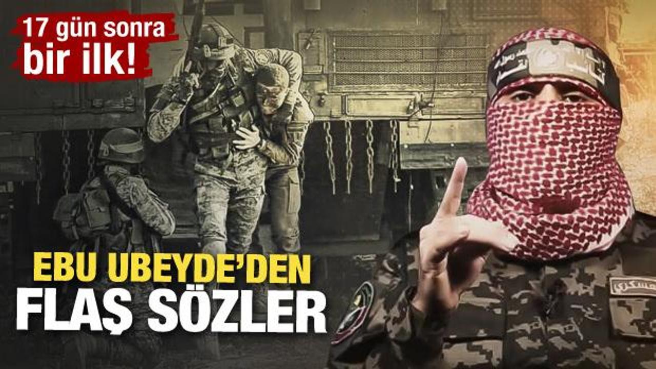 17 gün sonra bir ilk! Ebu Ubeyde: 180 düşman zırhlısını imha ettik!