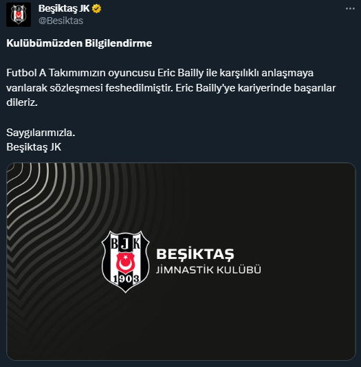 Yeni yönetimin hiç affı yok! Beşiktaş, kadro dışı bıraktığı yıldız futbolcunun sözleşmesini feshetti