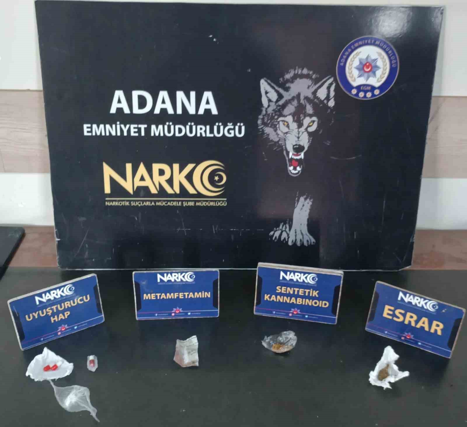 Adana’da uyuşturucu operasyonu: 2 tutuklama