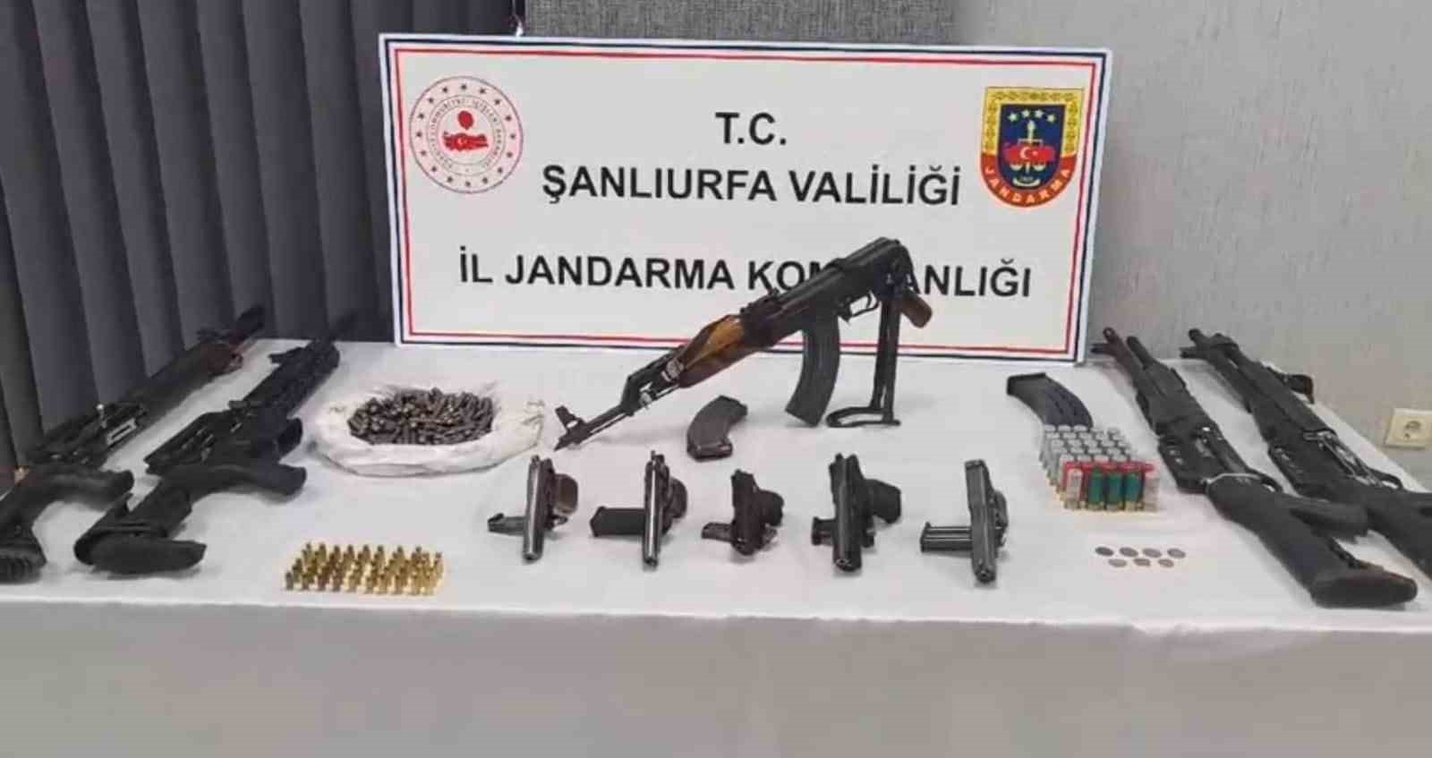 Şanlıurfa’da silah kaçakçılığı operasyonu: 5 gözaltı