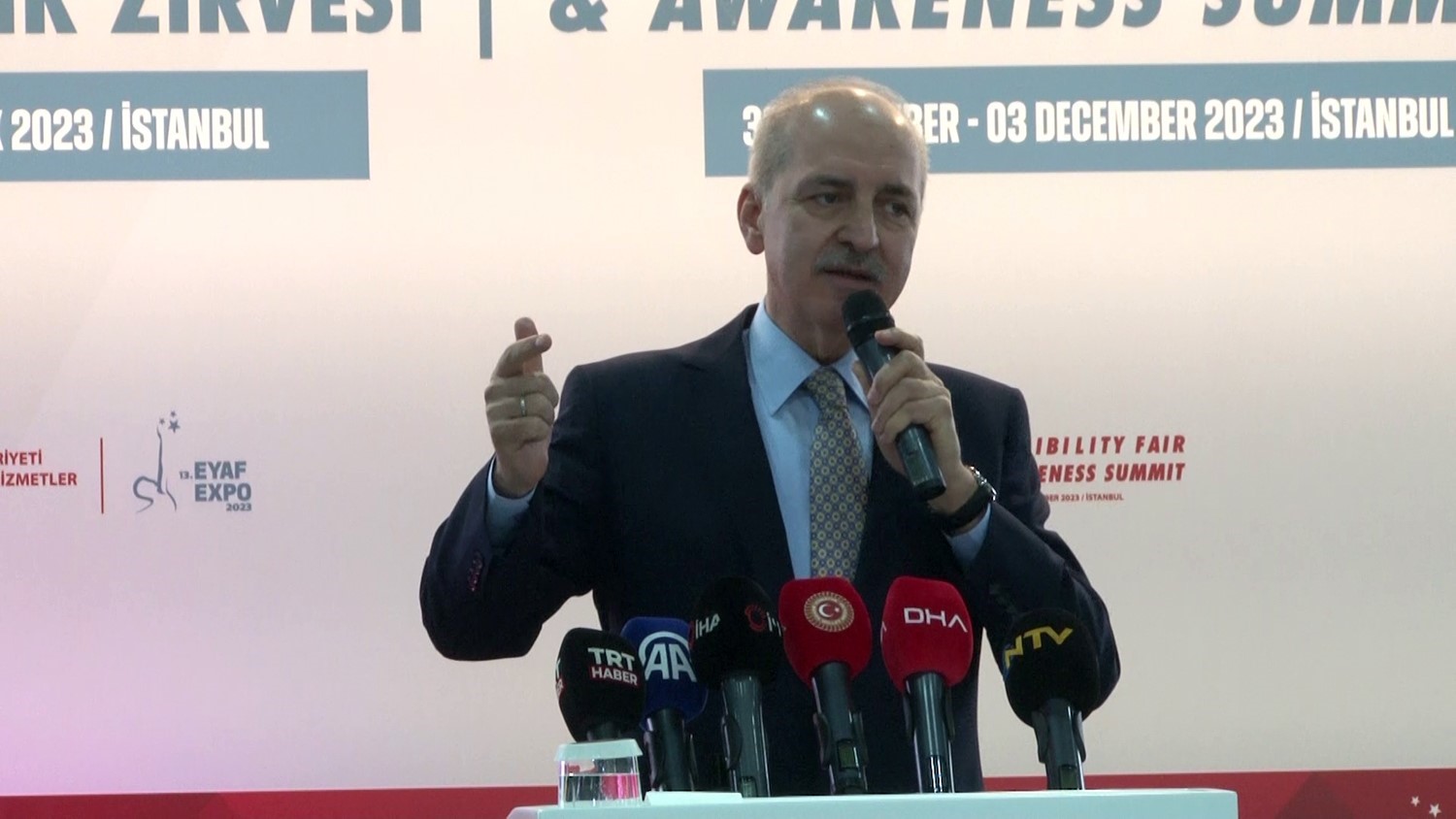 TBMM Başkanı Kurtulmuş  “Esas engel eli olduğu halde, zalime mani olmamak, mazlumun elinden tutmamaktır”