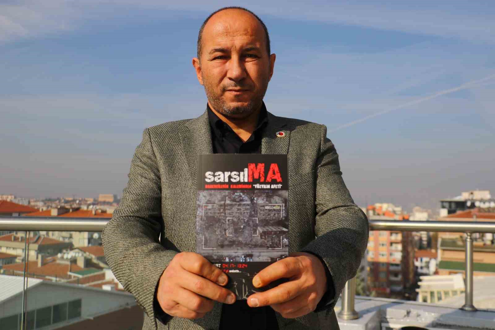 6 Şubat depreminin ardından 77 gazetecinin anılarını kaleme aldığı “sarsılMA” raflarda yerini aldı