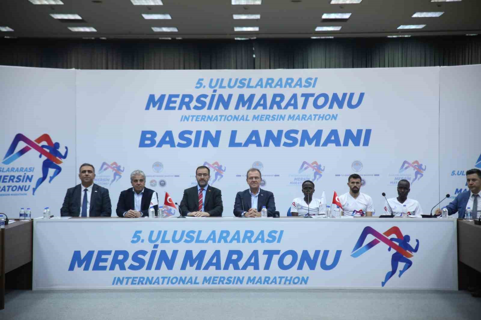 5. Uluslararası Mersin Maratonu’nun lansman toplantısı yapıldı