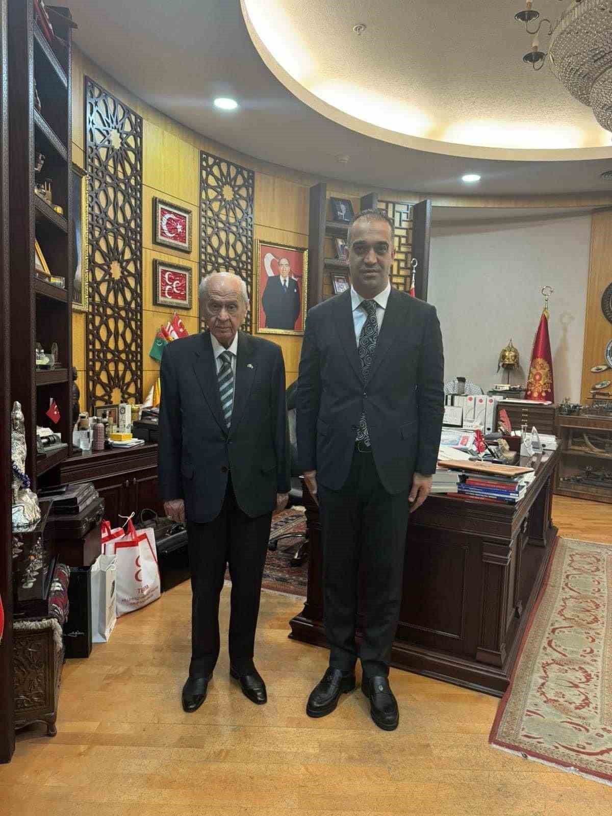 MHP Lideri Bahçeli’ye konuk oldu