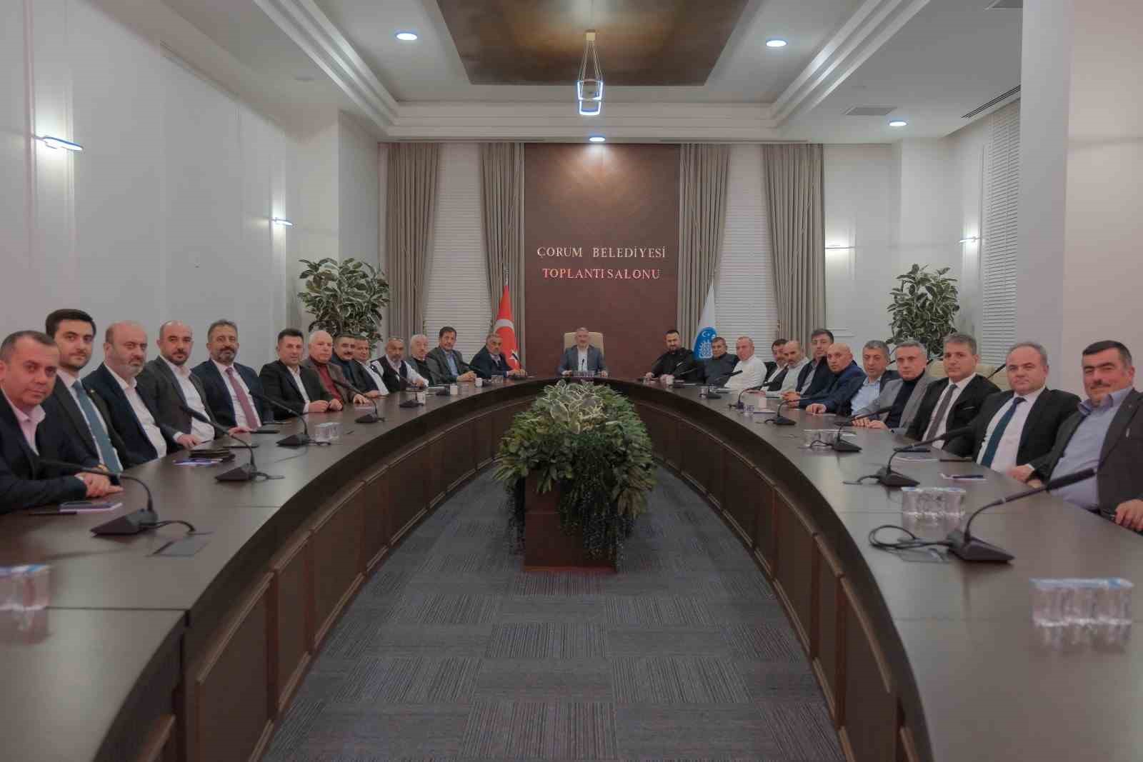 Esnaf odalarından Başkan Aşgın’a destek ziyareti