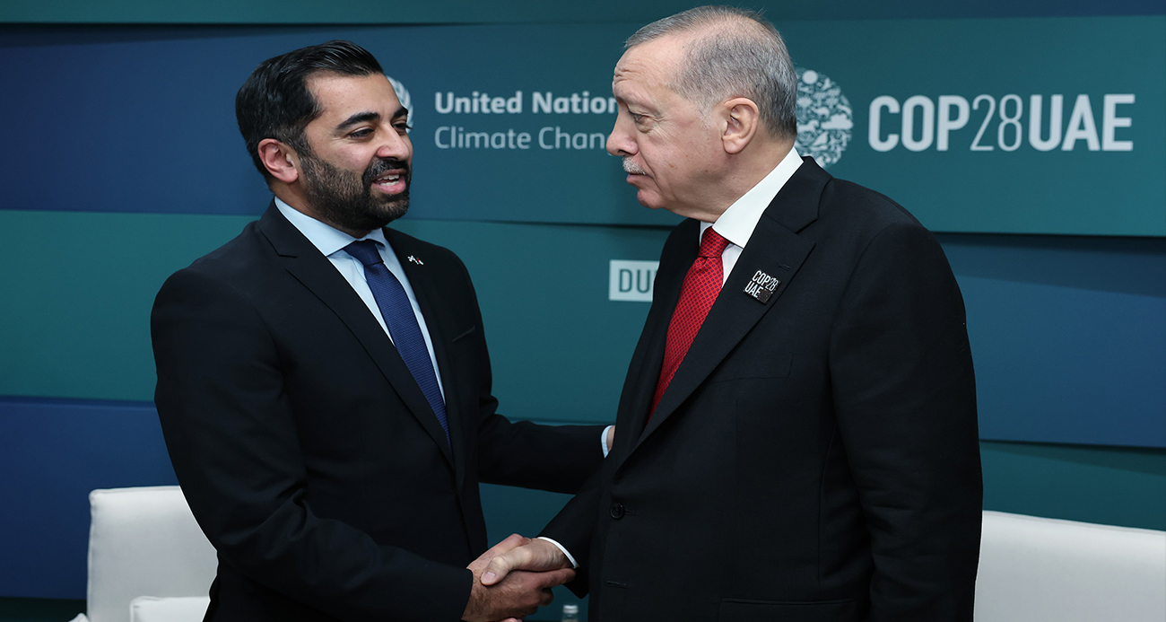 Cumhurbaşkanı Erdoğan, İskoçya Başbakanı Yusuf ile görüştü