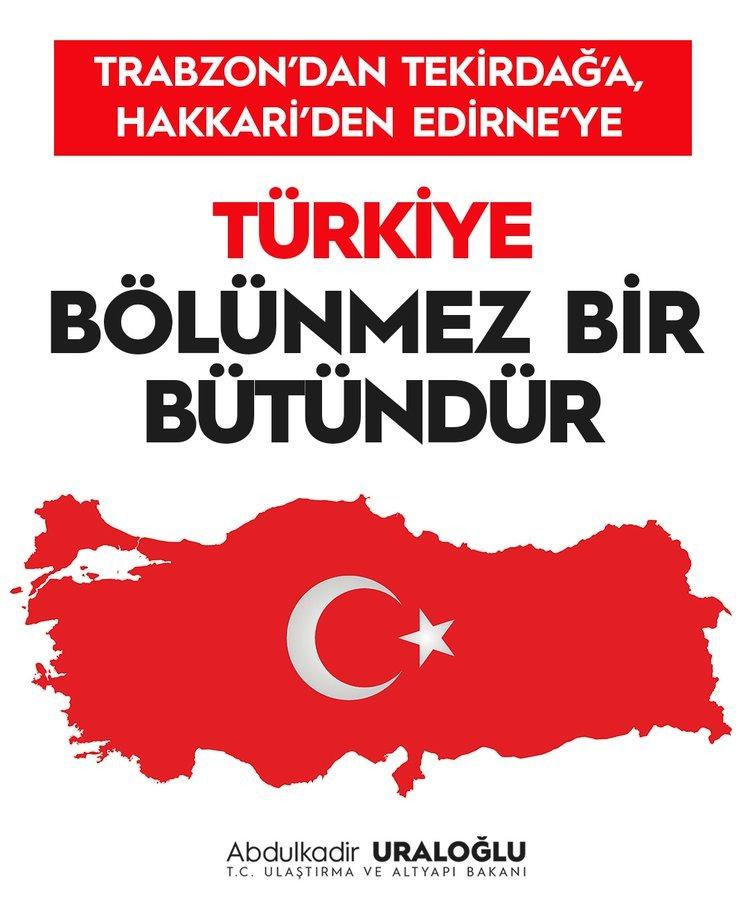 Bakan Uraloğlu’ndan DEM Partili Bakırhan'ın küstah sözlerine yanıt