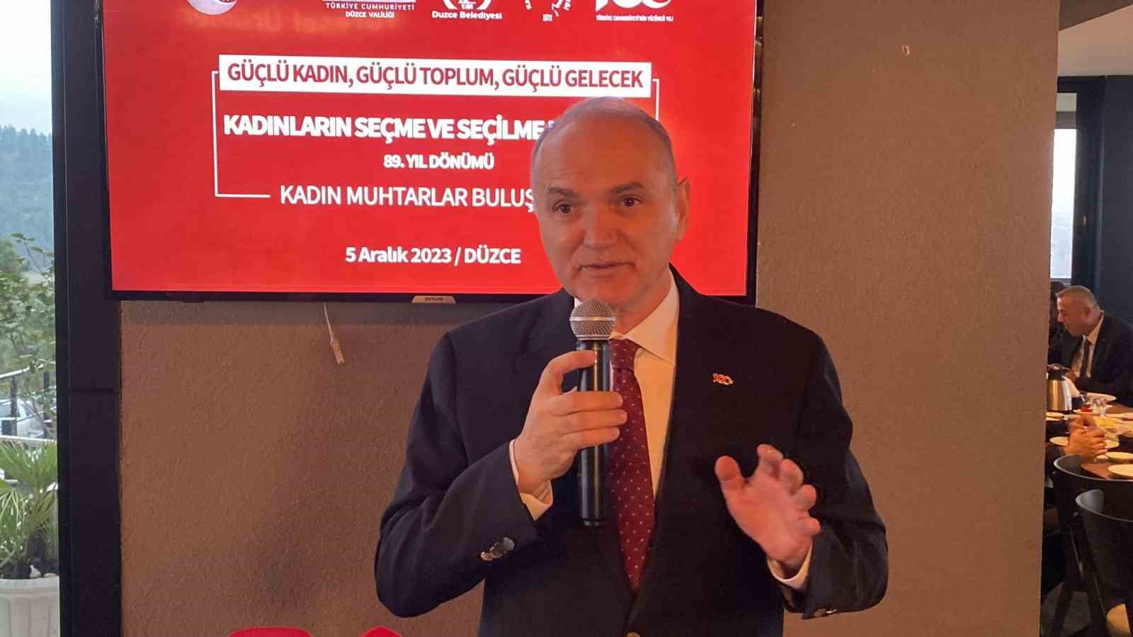 Vali Aslan “Türkiye yüzyılı kadınların yüzyılı olacak”
