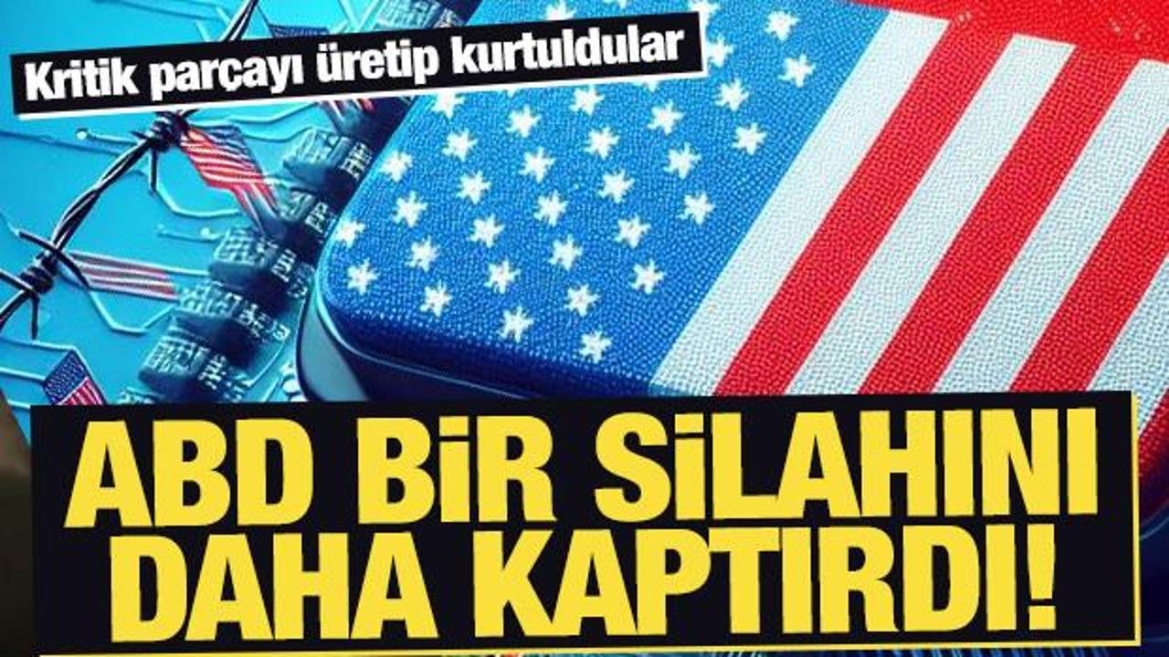 ABD bir silahını daha kaptırdı: Kritik parçayı üretip bağımlılıktan kurtuldular