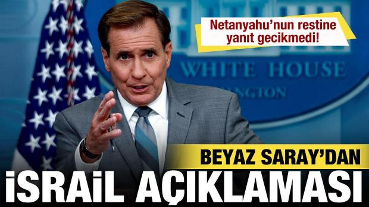 ABD’den son dakika İsrail açıklaması! Netanyahu’nun restine yanıt gecikmedi!