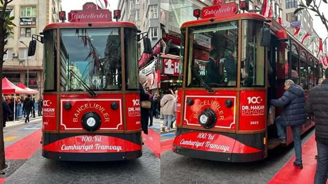 Bahçelievler’de 100. Yıla Özel Nostaljik Tramvay