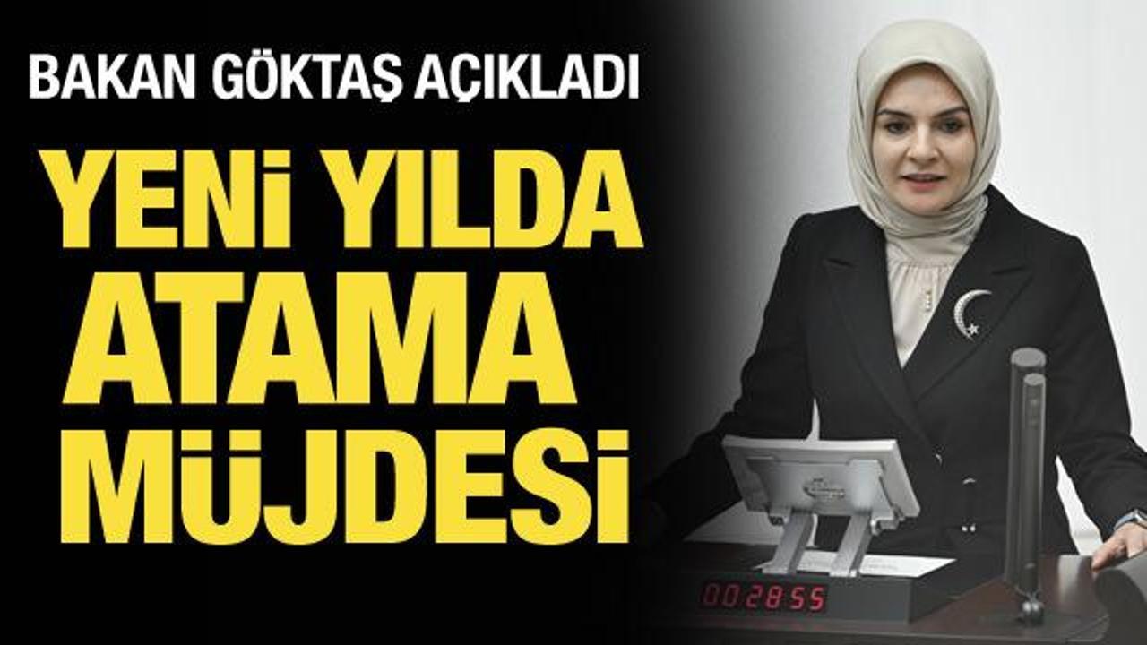 Bakan Göktaş: Sözleşmeli personel alacağız