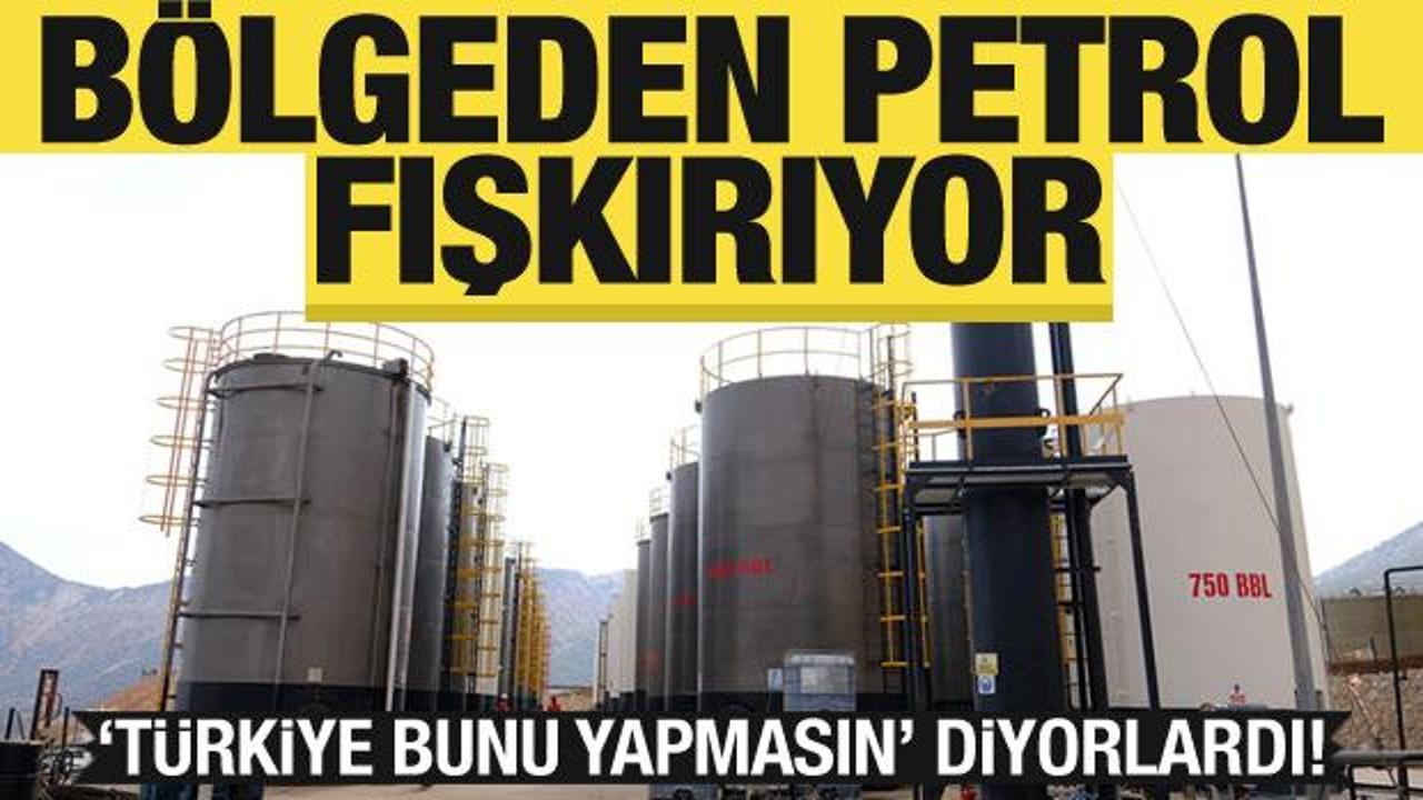 Bakan son durumu açıkladı: ‘Bölgeden petrol akıyor’