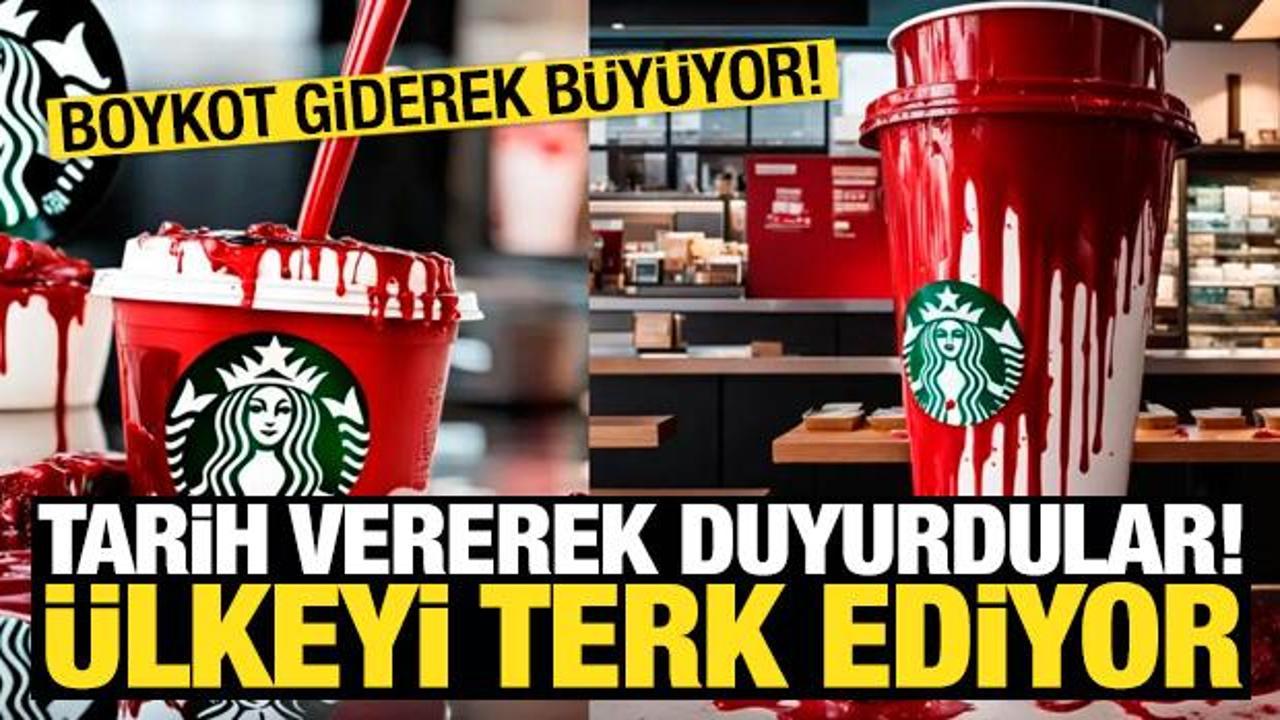 Boykot Starbuck’ı bitirdi! 15 Aralık’ta ülkeyi terk ediyor