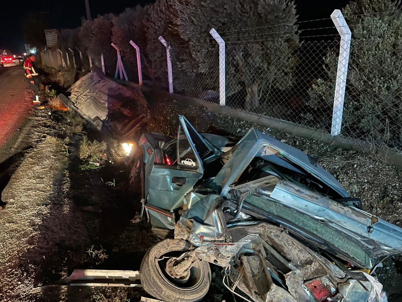 Aydın'da iki otomobil çarpıştı! Biri çocuk, 7 yaralı