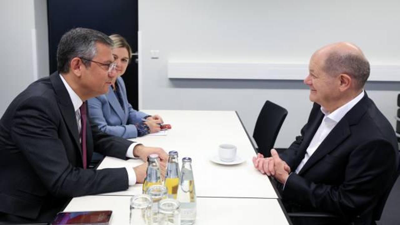CHP Genel Başkanı Özel, Almanya Başbakanı Olaf Scholz ile görüştü