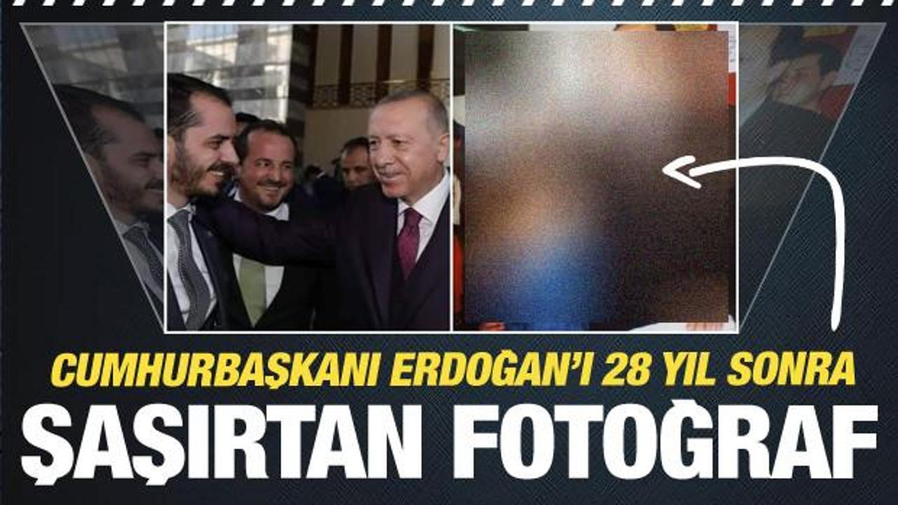 Cumhurbaşkanı Erdoğan’ı 28 yıl sonra şaşırtan fotoğraf