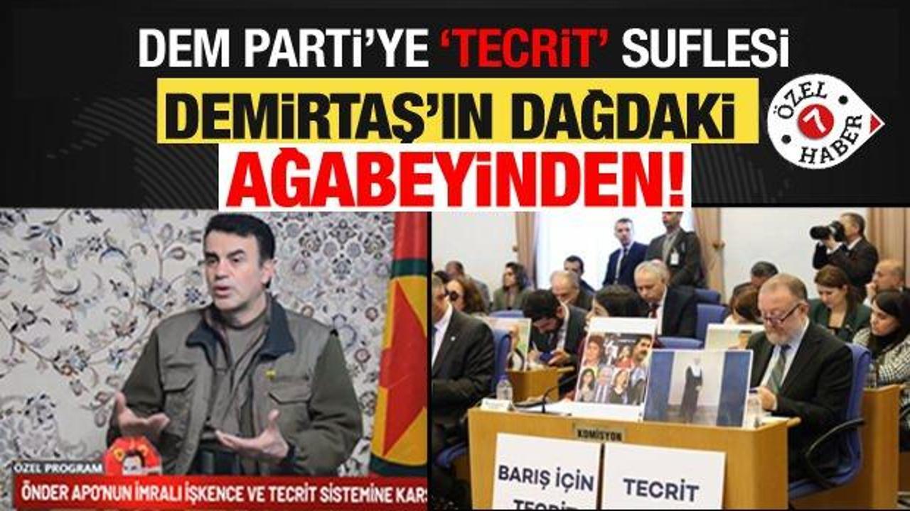 DEM Parti’ye ‘tecrit’ suflesi Demirtaş’ın dağdaki abisinden!