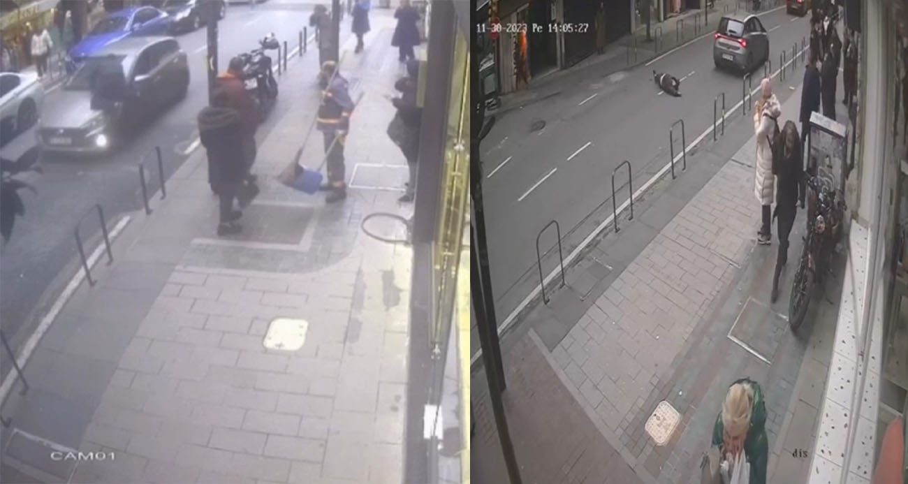 Nişantaşı’nda dehşet anları: Borçlusunun kaputunda 30 metre gitti