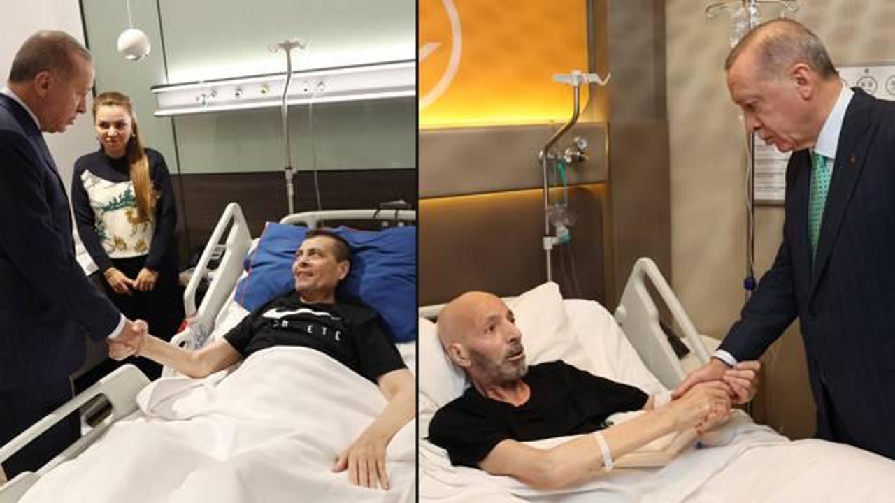 Erdoğan’dan Özcan ve Kavlak’a ziyaret