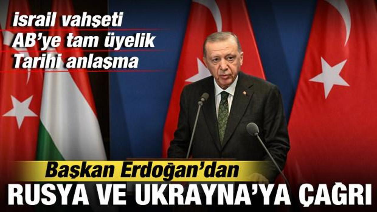 Erdoğan’dan son dakika İsrail açıklaması! Rusya ve Ukrayna’ya da çağrı yaptı