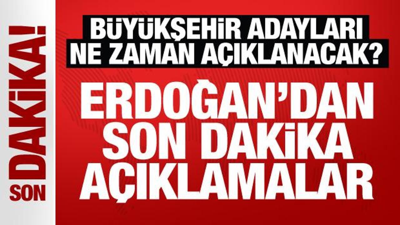 Erdoğan’dan son dakika yerel seçim açıklaması: Aralık ayının sonunu işaret etti