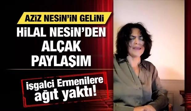Aziz Nesin'in gelini Hilal Nesin Mehmetçik'i hedef aldı!
