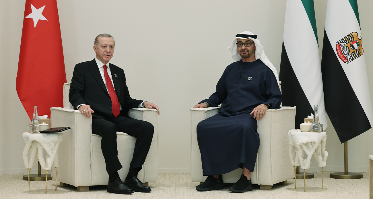 Cumhurbaşkanı Erdoğan, BAE Devlet Başkanı Al Nahyan ile görüştü