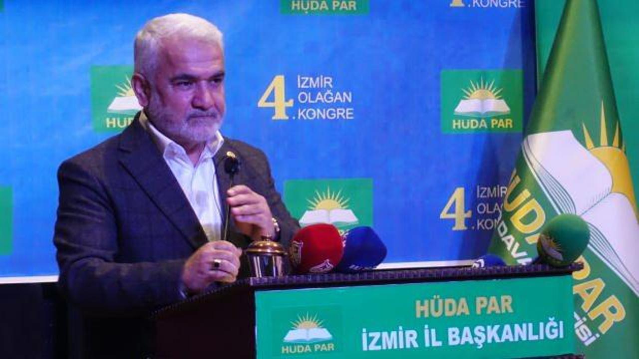 HÜDA PAR’dan 2024 mesajı: Masanın altına saklanmayacağız