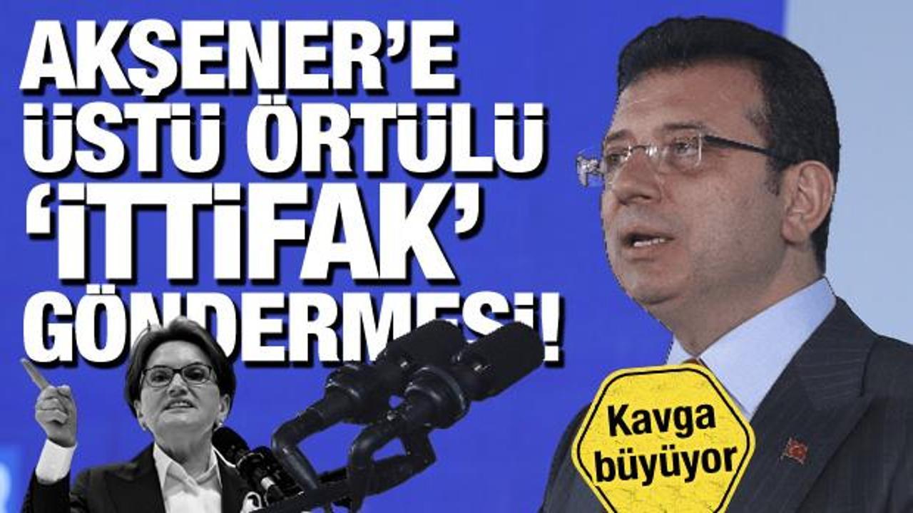 İmamoğlu’ndan Akşener’e üstü kapalı ‘ittifak’ cevabı