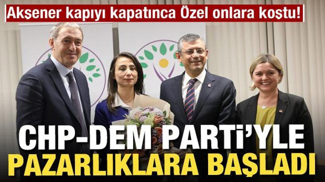 İyi Parti kapıyı kapatınca Özel onlara koştu! CHP’den DEM Partisi’yle seçim pazarlığı