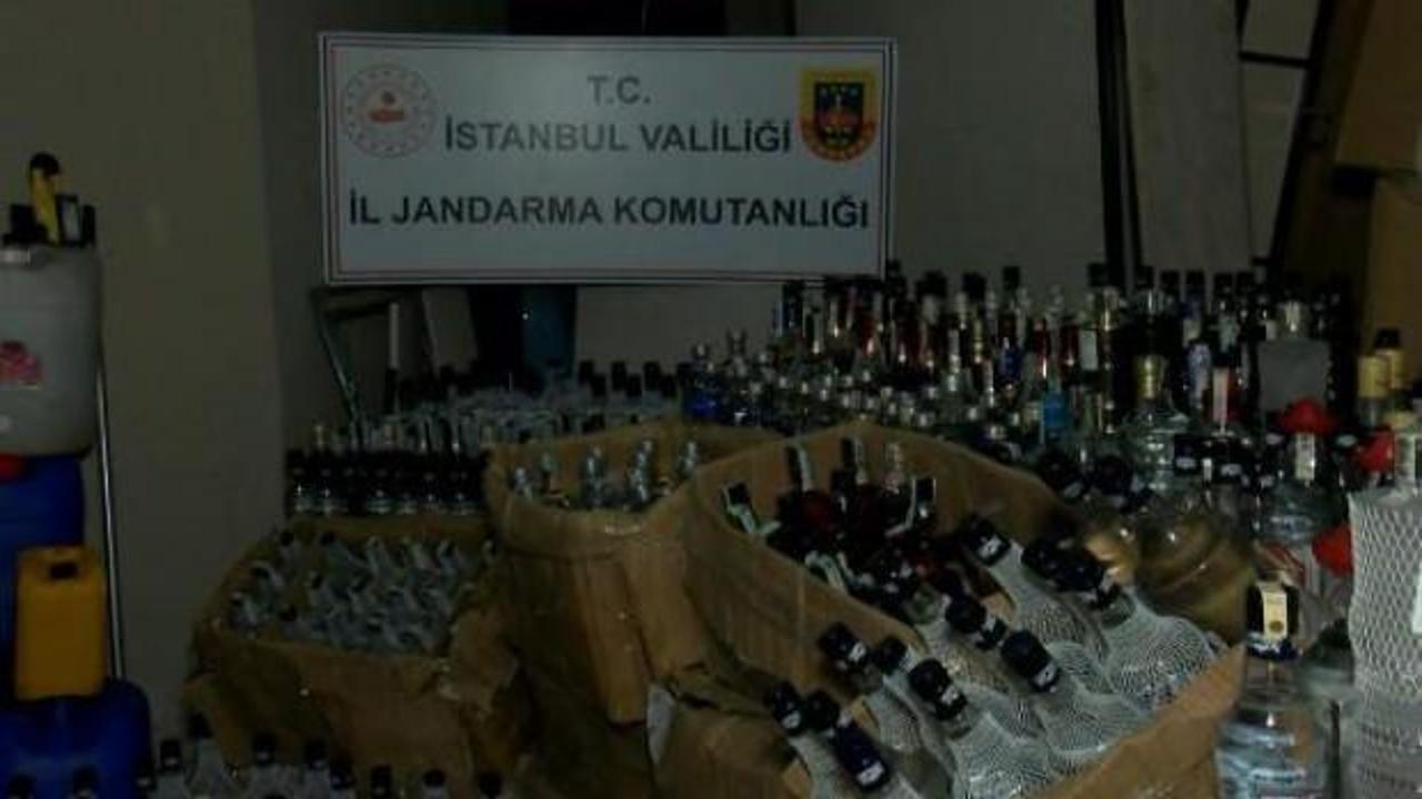 İstanbul’da yılbaşı öncesi 7 bin 250 litre sahte içki ele geçirildi